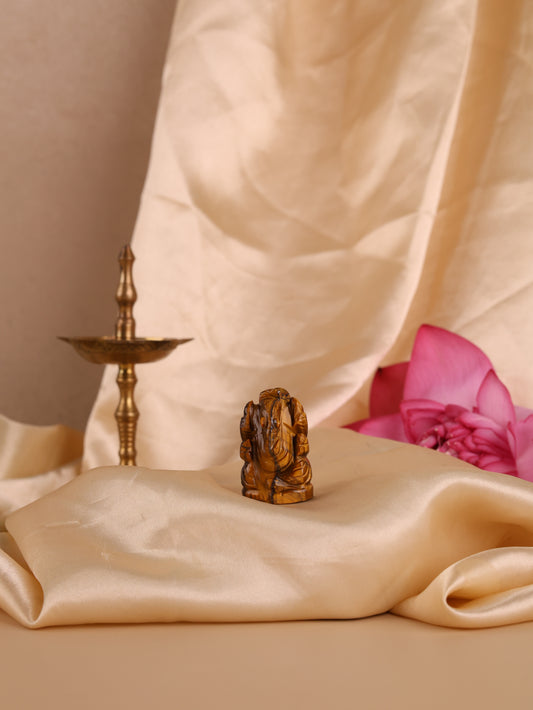Tiger eye Ganesh